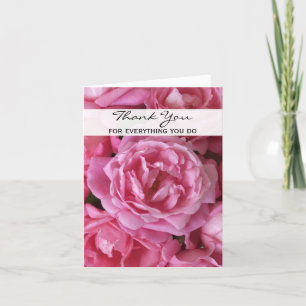 Administrative Professionals Day Card Roses Dankeskarte