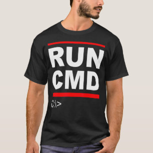 Administratoren-Programmierer führen CMD aus T-Shirt