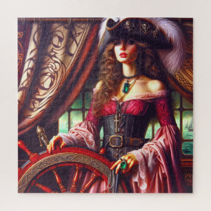 Admiral Anne Piratenkaiserin der Gezeiten Seefahrt Puzzle