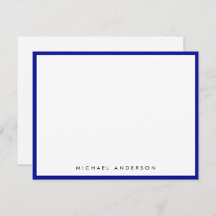 Admiral Blue Classic Border Correspondence Mitteilungskarte