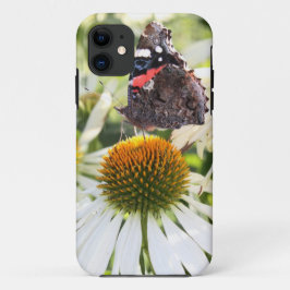 Admiral Butterfly auf Blume Case-Mate iPhone Hülle