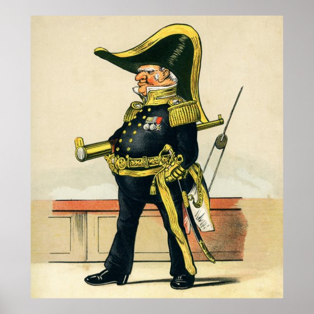 Admiral der Royal Navy Poster (Vorne)