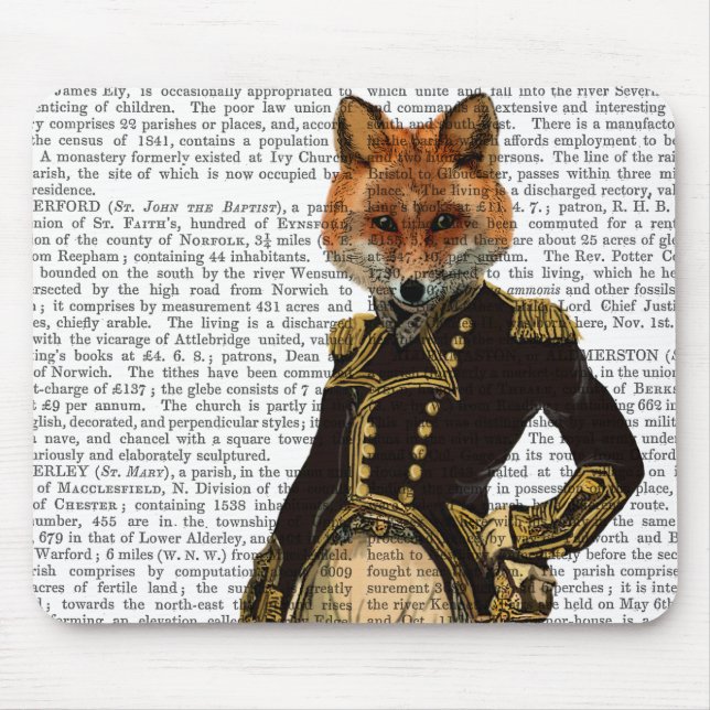 Admiral Fox Full Mousepad (Vorne)