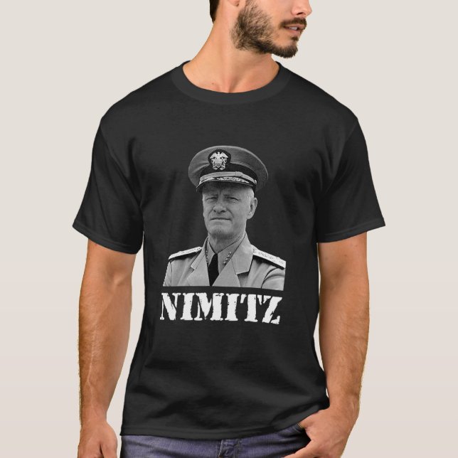 Admiral Nimitz Weltkrieg Siegessar-Gedenkstätte un T-Shirt (Vorderseite)
