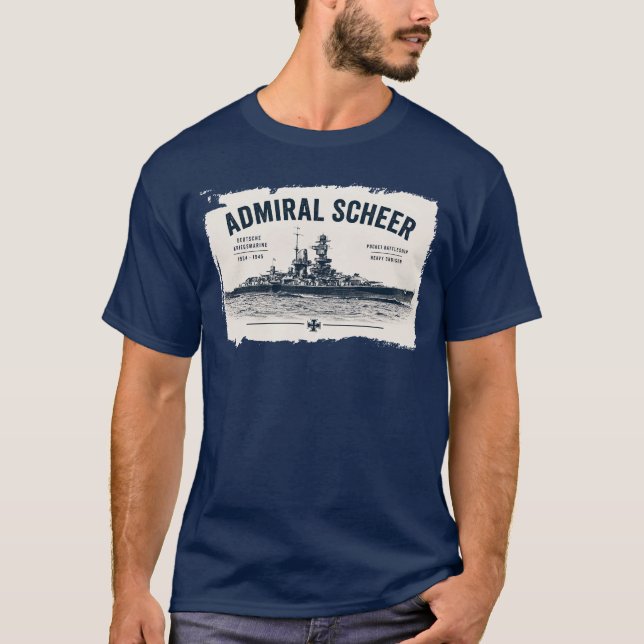 Admiral Scheer T-Shirt (Vorderseite)