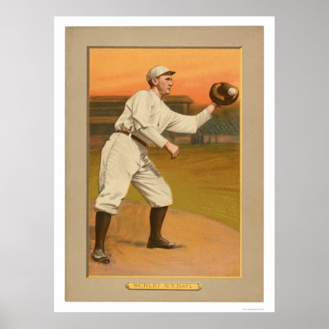 Admiral Schlei Giants Baseball 1911 Poster (Vorne)