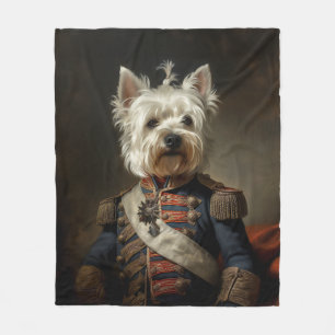 Admiral West Highland Terrier Fleecedecke