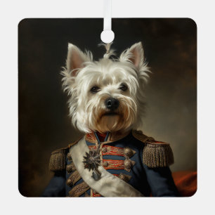 Admiral West Highland Terrier Ornament Aus Metall