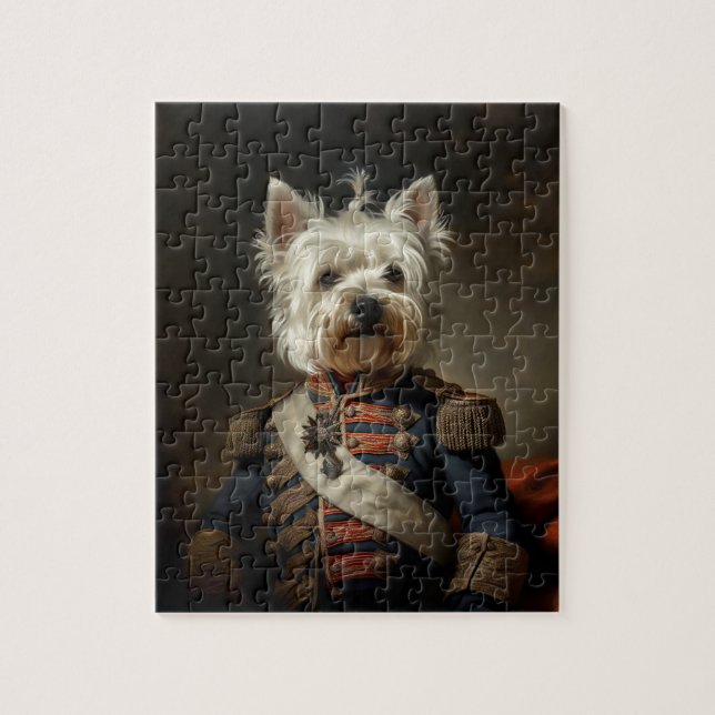 Admiral West Highland Terrier Puzzle (Vertikal)