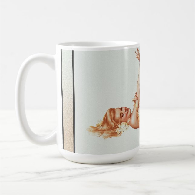 Admiration Button-up Girl-Tour durch Alberto Varga Kaffeetasse (Links)