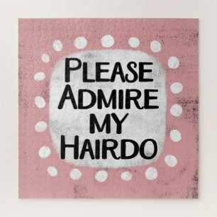 Admire My Hairdo Jigsaw Puzzle