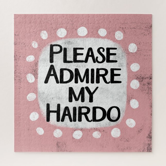 Admire My Hairdo Jigsaw Puzzle (Vertikal)