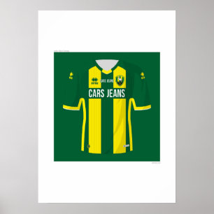 ADO Den Haag Zuhause Shirt 2019/20 Poster
