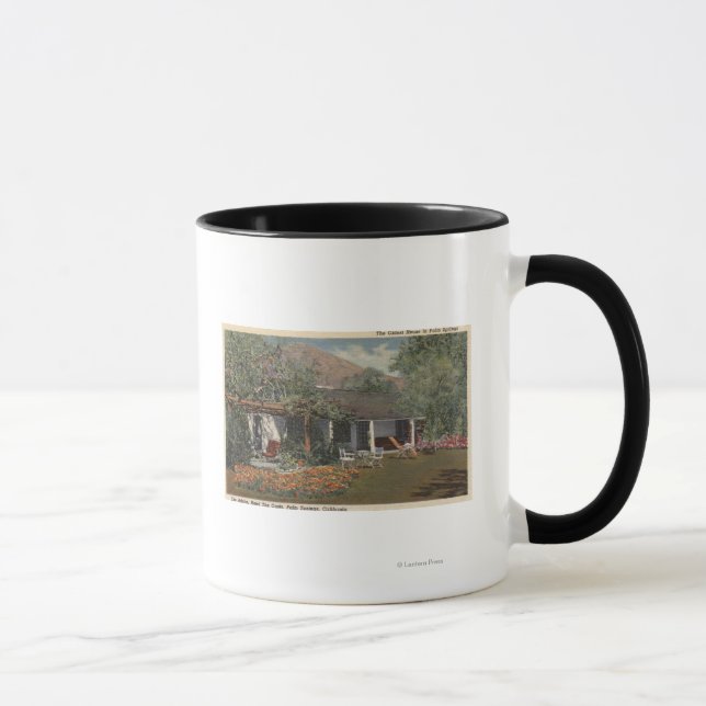 Adobe (ältestes Haus in Palmfedern) Tasse (Rechts)