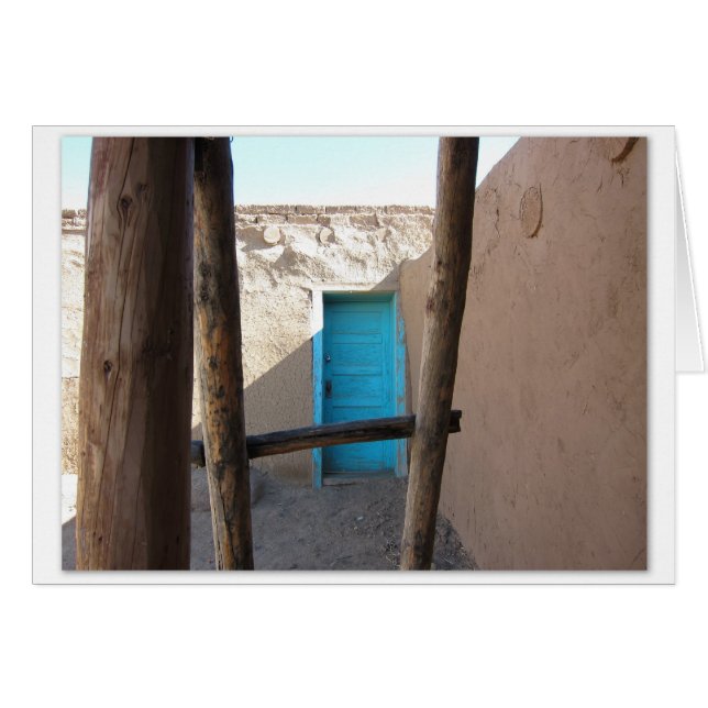 Adobe Door in New Mexico (Vorderseite (Horizontal))