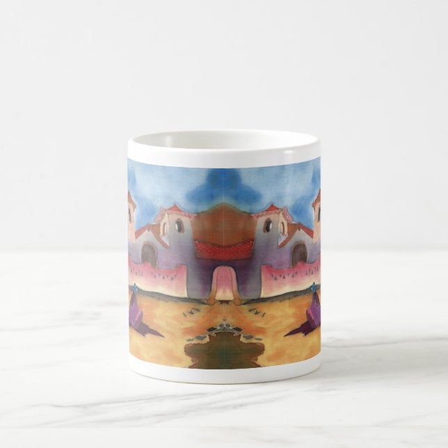 Adobe-Dorf Kaffeetasse (Mittel)