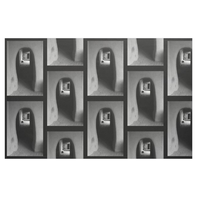 Adobe-Eingangs-Schwarzweiss-Foto-Gewebe Stoff (Fat Quarter (45,7 x 55,9 cm))