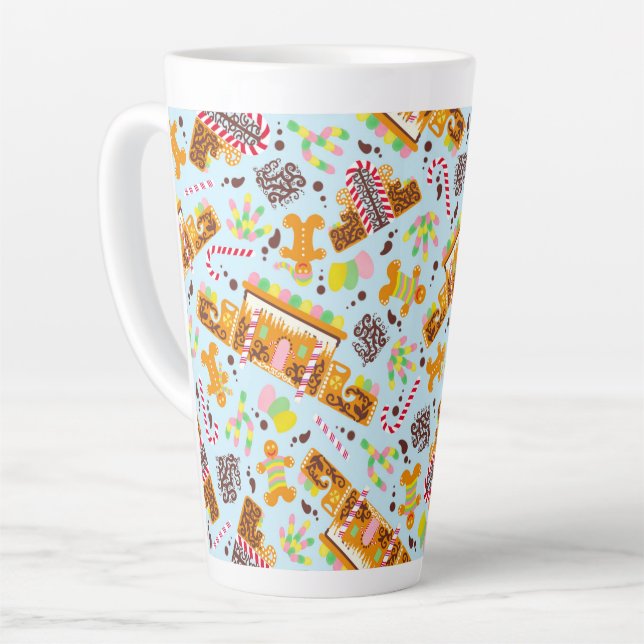 Adobe Gingerbrot House mit Gum Drops Milchtasse (Linke Ecke)