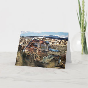 Adobe-Stadt Feiertagskarte