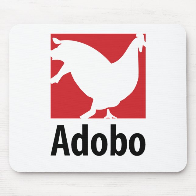 Adobo-Huhn-Schweinefleisch Mousepad (Vorne)