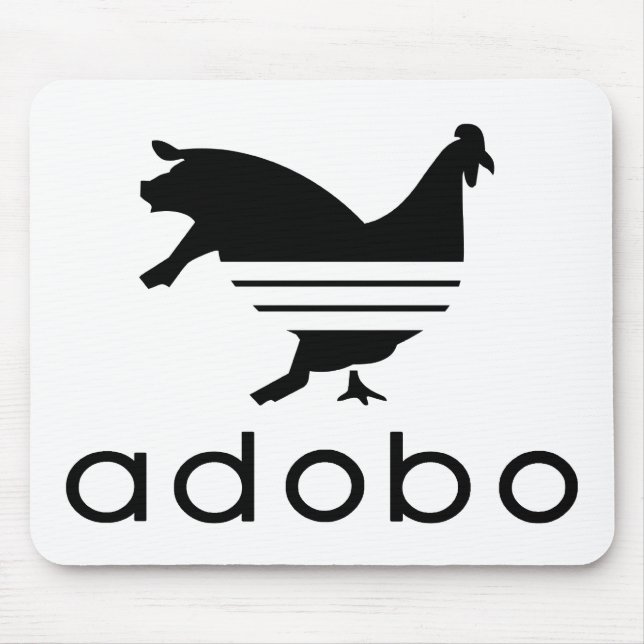Adobo-Huhn-Schweinefleisch Mousepad (Vorne)
