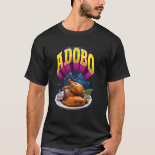 Adobo Meme Bootleg Rap Style 90er Vintag Funny T-Shirt