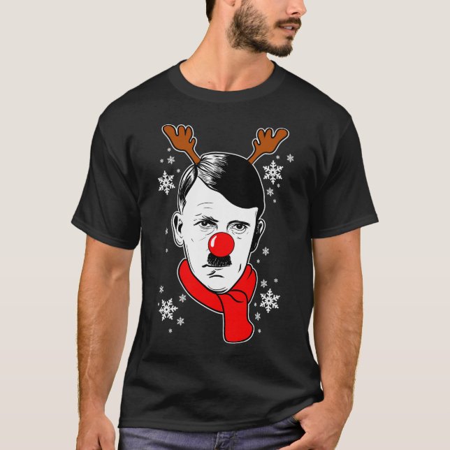 Adolf die rote Nasenrinne T-Shirt (Vorderseite)