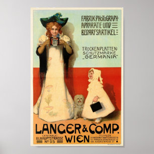 Adolf Karpellus, Fotograf, 1898 Vintag Poster