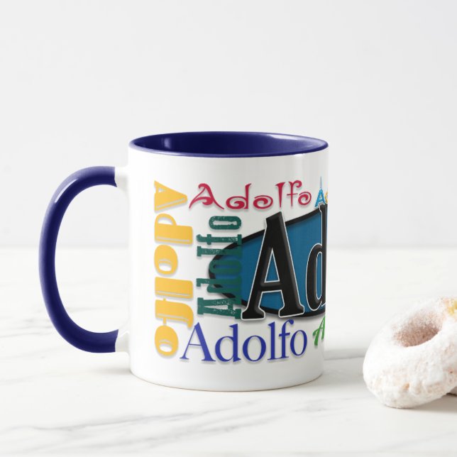 Adolfo-Kaffee-Tasse Tasse (Mit Donut)