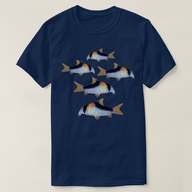 Adolfoi Corydoras Catfish Aquarium T-Shirt (Design vorne)