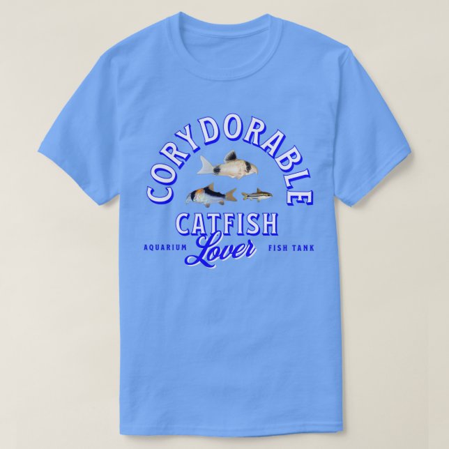 Adolfoi Corydoras Catfish Aquarium T-Shirt (Design vorne)
