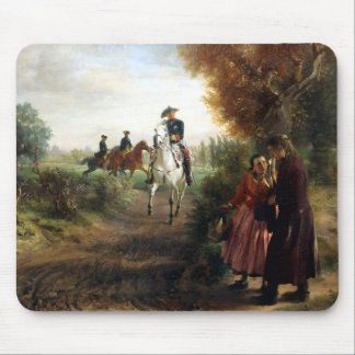 Adolph Menzel - Die Bittschrift - Friedrich II Mousepad