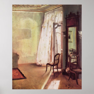 Adolph von Menzel Balcony Room Poster
