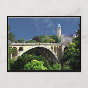 Adolphe-Brücke Postkarte aus Luxemburg Stadt