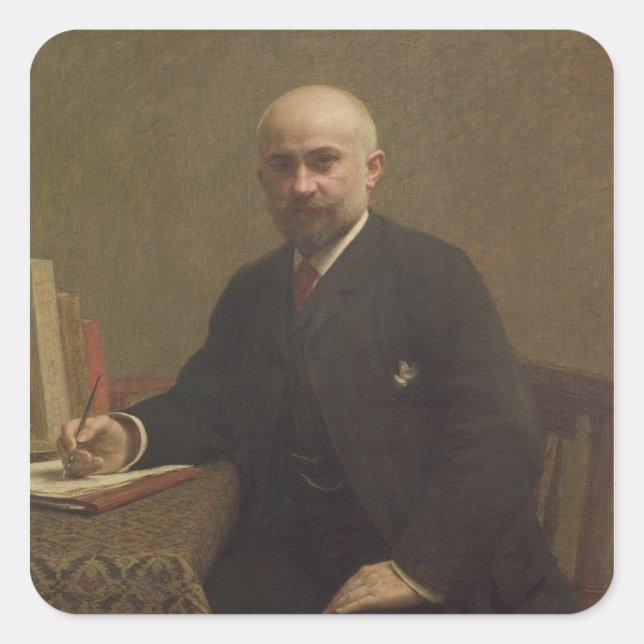 Adolphe Jullien 1887 Quadratischer Aufkleber (Vorderseite)