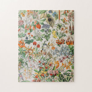Adolphe Millot Blumen D Puzzle