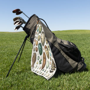 Adolphe Millot Dark Academia Vintage Vogel Ei Kuns Golfhandtuch