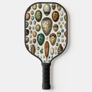Adolphe Millot Dark Academia Vintage Vogel Ei Kuns Pickleball Schläger