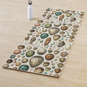 Adolphe Millot Dark Academia Vintage-Vogelei-Kunst Yogamatte