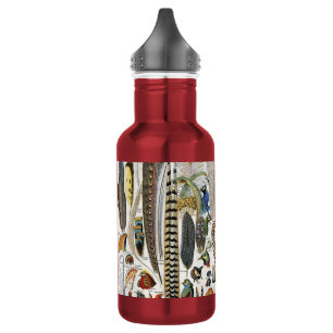 Adolphe Millot Dark Academia Vintage Vogelfeder Edelstahlflasche
