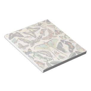 Adolphe Millot Papillons Notepad Notizblock