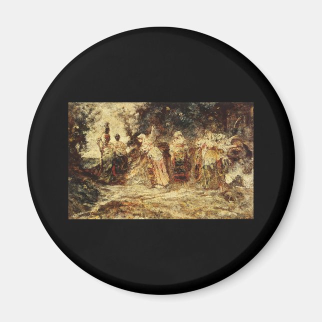 Adolphe Monticelli am Brunnen Magnet (Vorne)