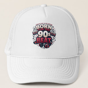 ADOM 90er-Beat Damen Langarmshirt Truckerkappe