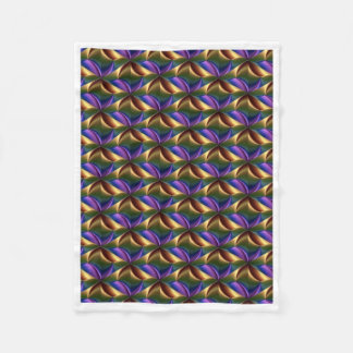 ADOM Abstract Metallic Pattern Blanket Fleecedecke
