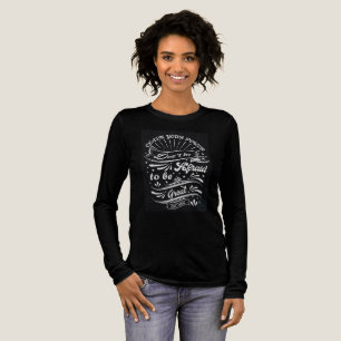 ADOM "Be Great" Damen Langarmshirt Tri-Blend Shirt