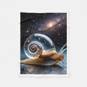 ADOM Cosmic Galaxy Schnecken-Decke Fleecedecke