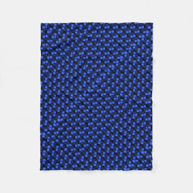 ADOM Deep Blue Mesh Weave Decke (Vorderseite)