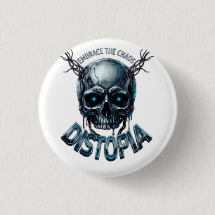 ADOM "Embrace the Chaos" Damen-T-Shirt Button