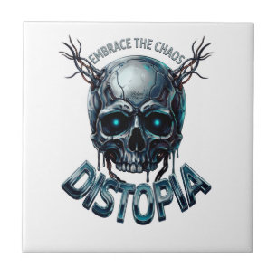 ADOM "Embrace the Chaos" Damen-T-Shirt Fliese