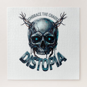 ADOM "Embrace the Chaos" Damen-T-Shirt Puzzle